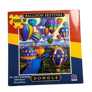Dowdle Folk Art BALLOON FESTIVAL 1000 Pieces Puzzle